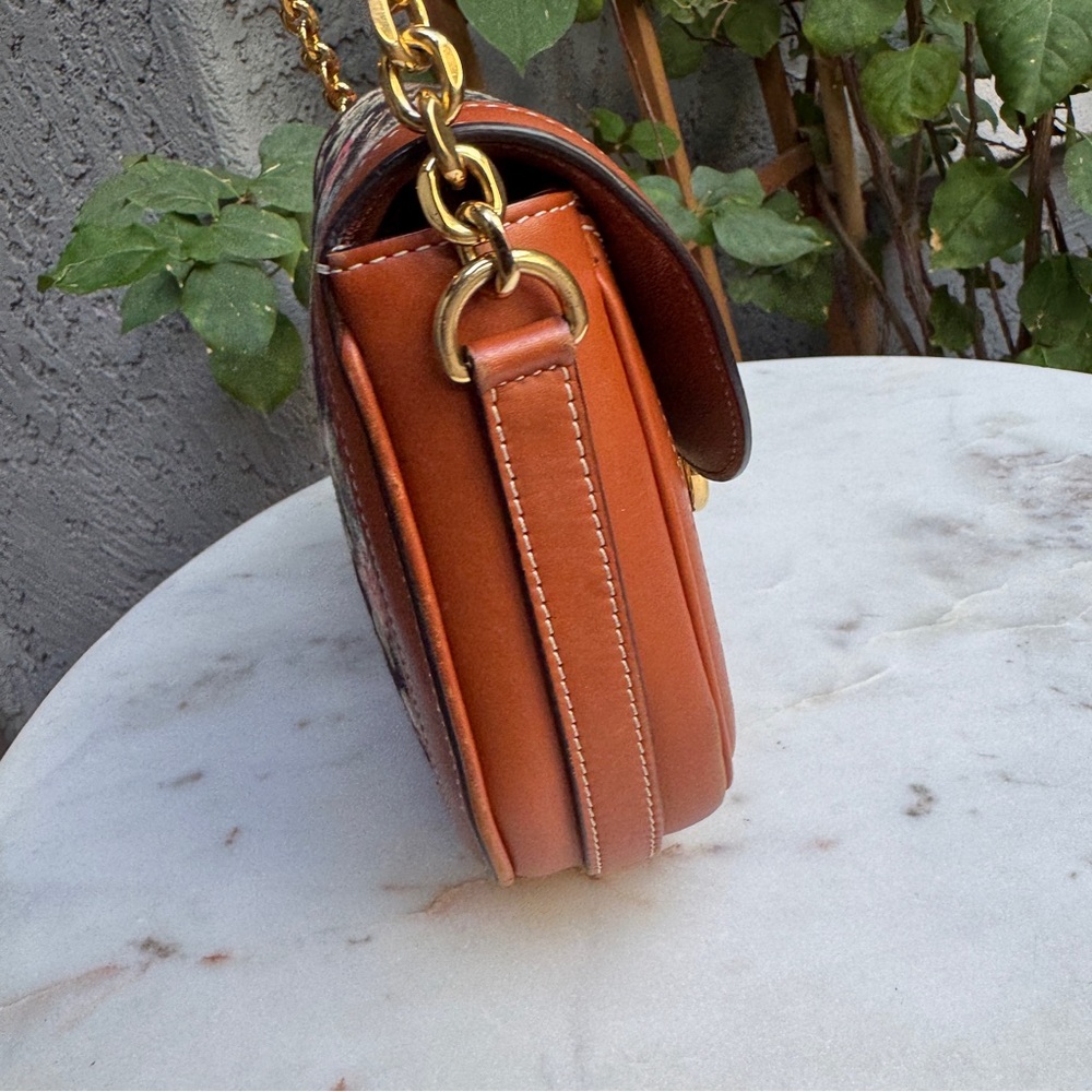 Celine Floral Jacquard Chain Maillon Triomphe - Picture 7 of 14